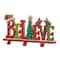 Glitzhome&#xAE; 14.5&#x27;&#x27; BELIEVE Metal Christmas Stocking Holder
